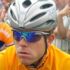 Kim Kirchen at the start of the Ronde Van Netherland 2003 with the overall winner's jersey